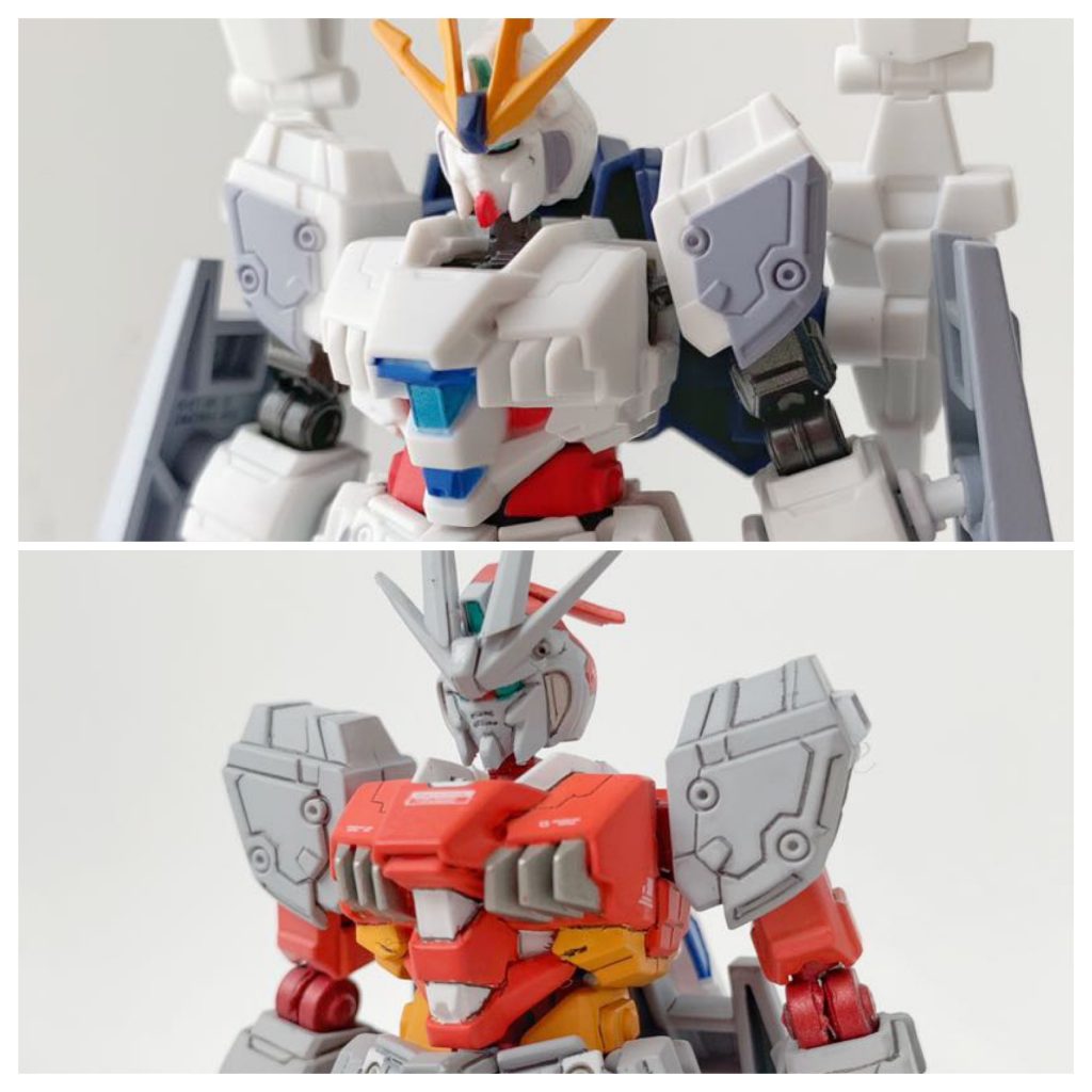 食玩 Gフレーム ナラティブガンダム B装備（G-アルケイン風改修・[MSAM-RX9] G-ナラティブ化）–6枚目/制作者：@HRD_plus_A3