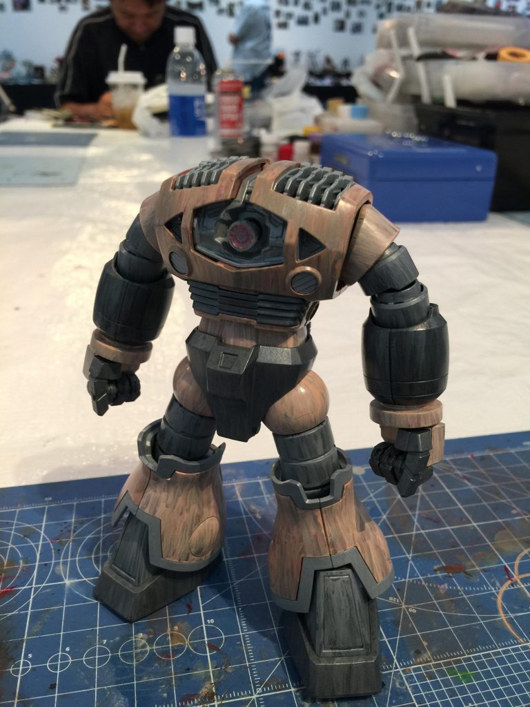 ウェザリング開始前です。絵画的にできないかと試したのですが、なかなか難しかったです。