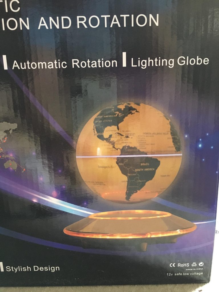 これがパーツに使用した浮遊地球儀