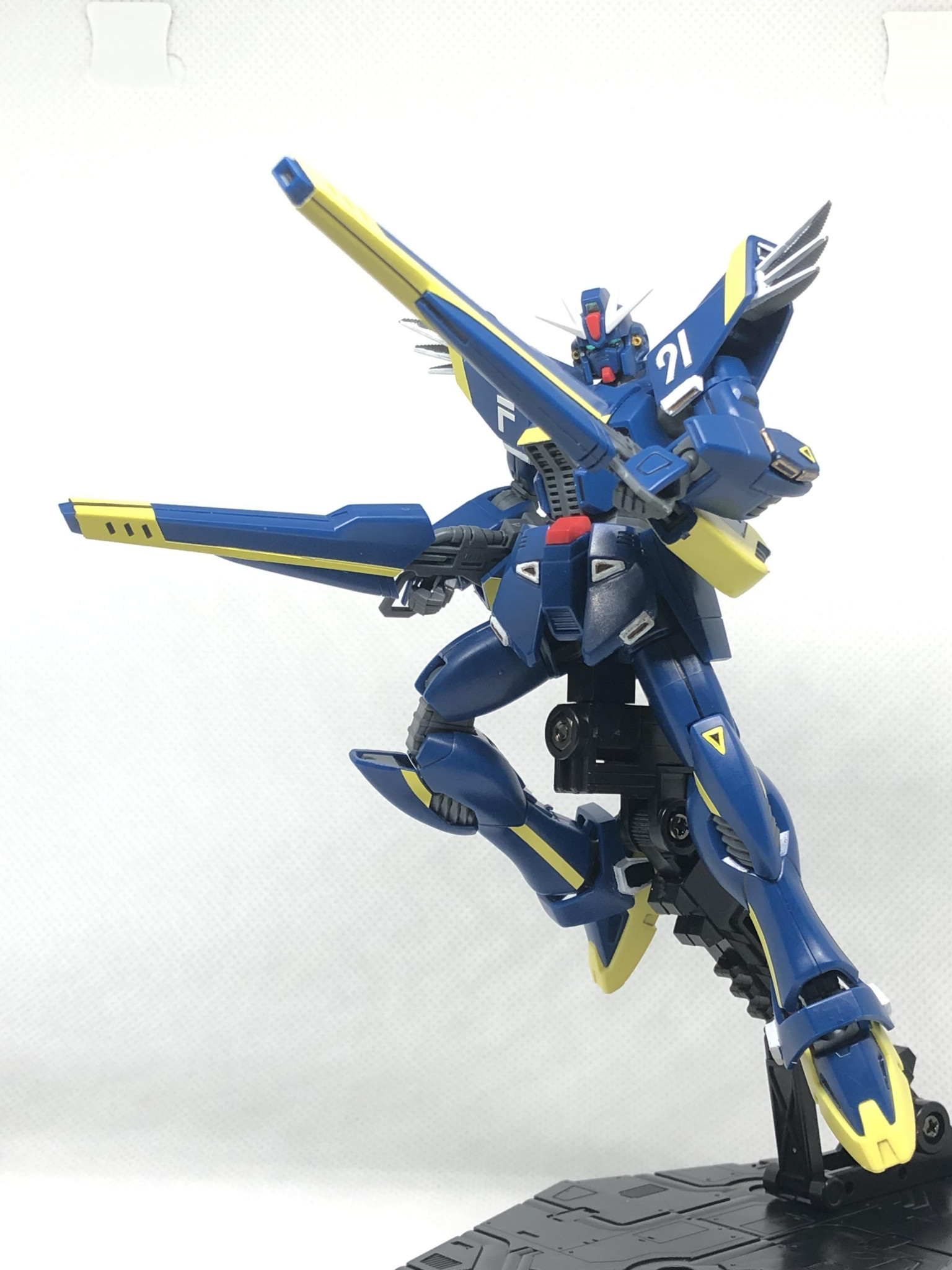 Hguc ガンダムf91 ハリソン マディン専用機 帽子さんのガンプラ作品 Gunsta ガンスタ