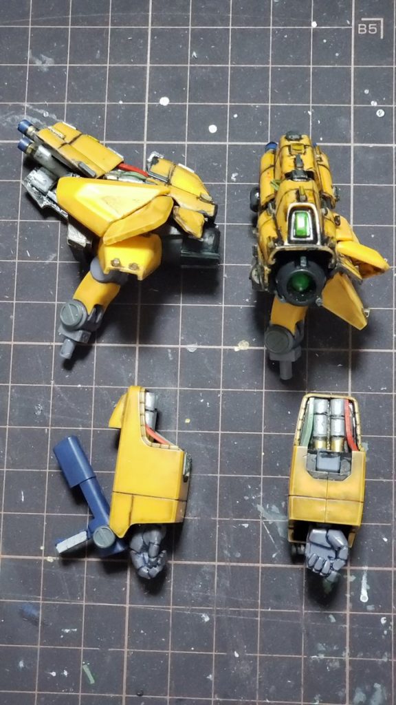 内部ディテールの作り込み。完成後は見えない所だが、頑張る。