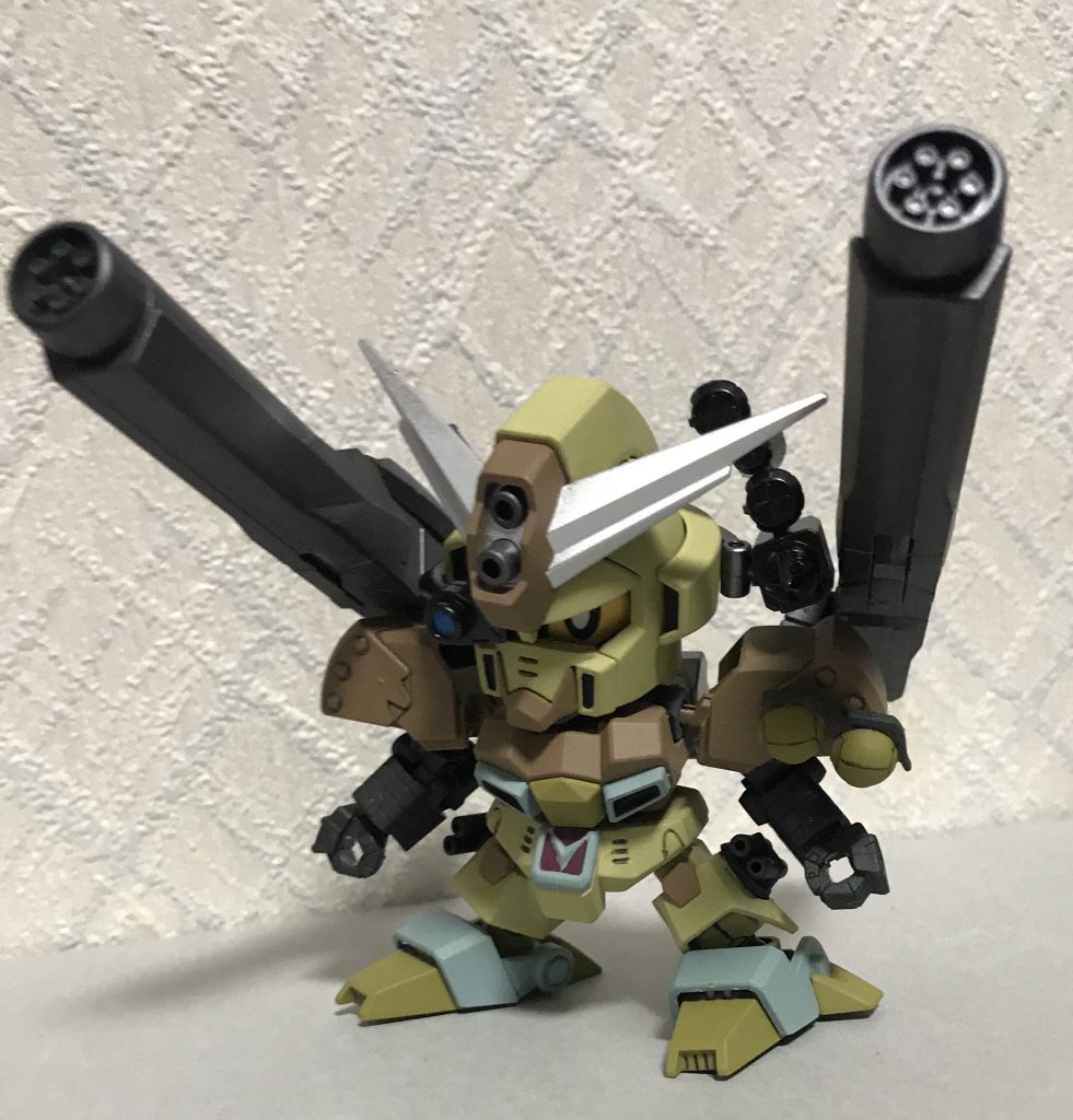 レオパルドダヴィンチのビームガトリング
無改造で付けられます