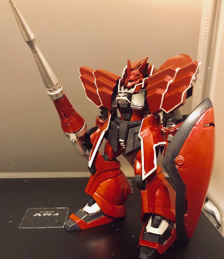 前部。盾はシーマ専用ゲルルグＭから持ってきています。