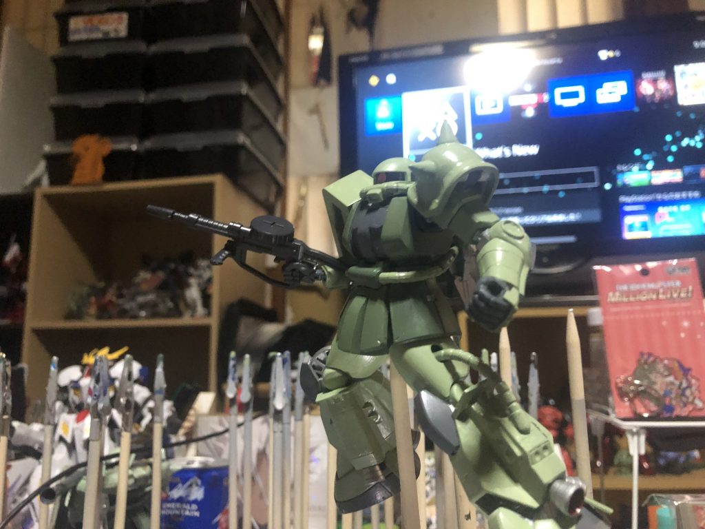 ザクマシンガン装備状態