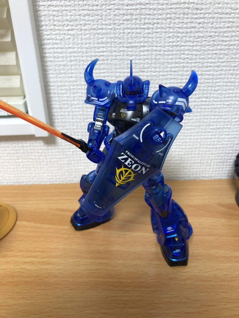 シールドのジオンマークがお気に入りです(ﾟ∀ﾟ)
ジークジオン！！