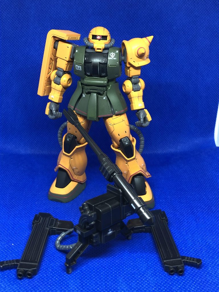 武装外したバージョンの写真。
このカラーリング気に入ったので自分専用機は以降これで統一しようかな