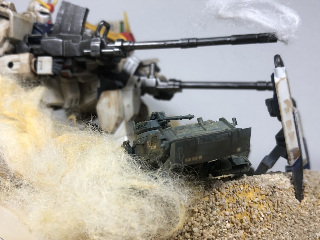 陸戦型ガンダム W輝き撃ち–3枚目/制作者：もひろ@かけだしモデラー