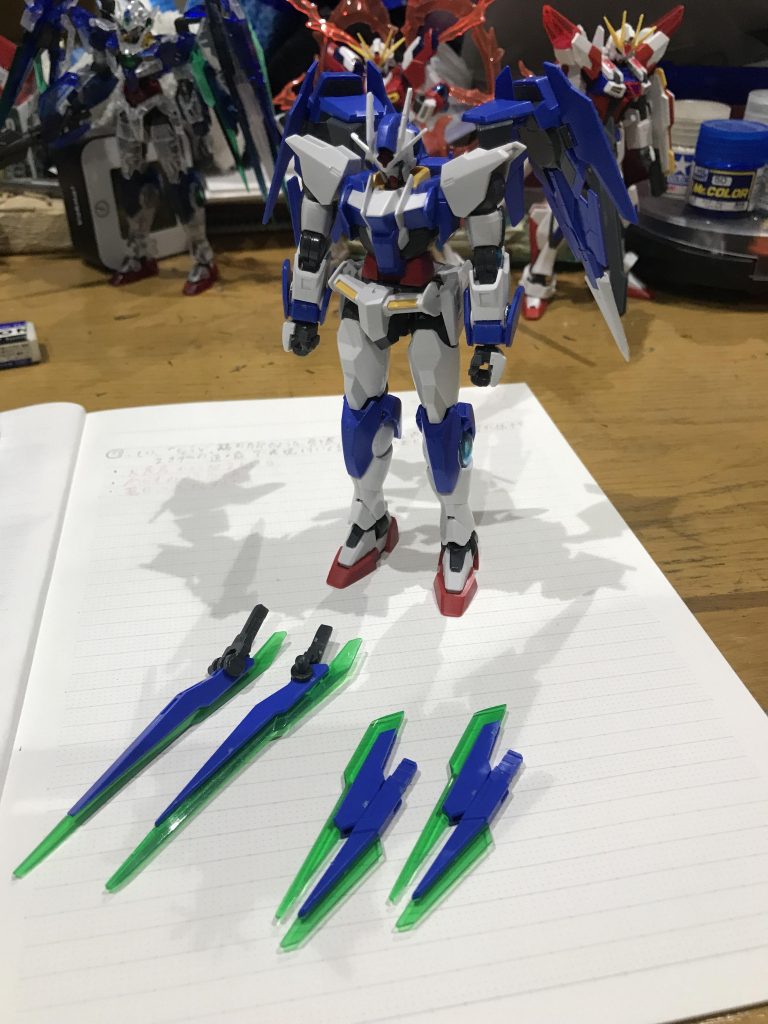 クアンタのソードビットでメイン武器のダガーとサブのロングダガーを作りました！
主に時間かかったのはコレです！
もう一度言っときます！
粗いです！申し訳ない！