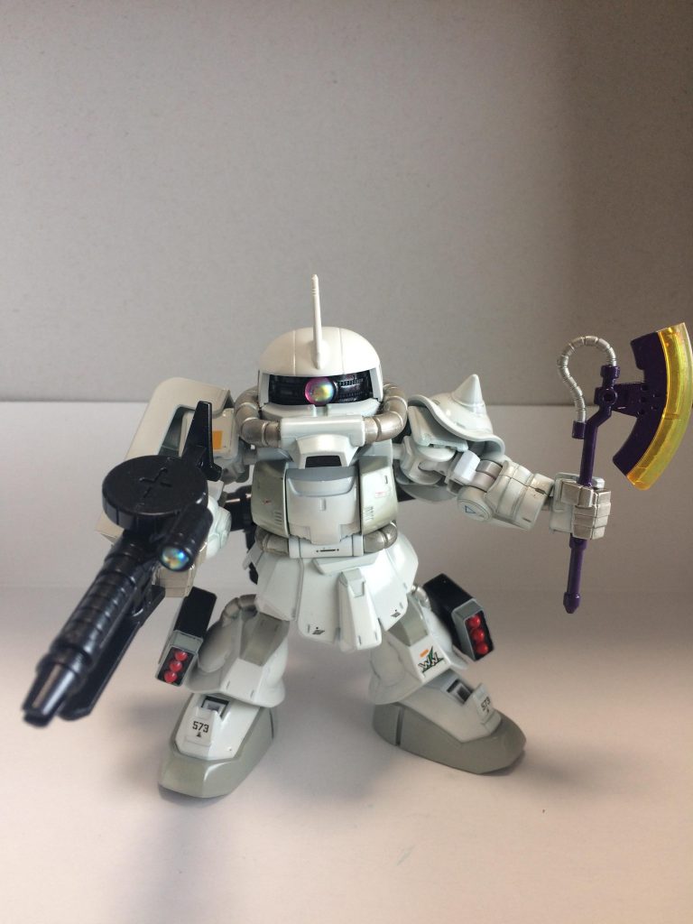 マツナガ専用高機動ザク風SDザクⅡ–2枚目/制作者：絵理ぴょん