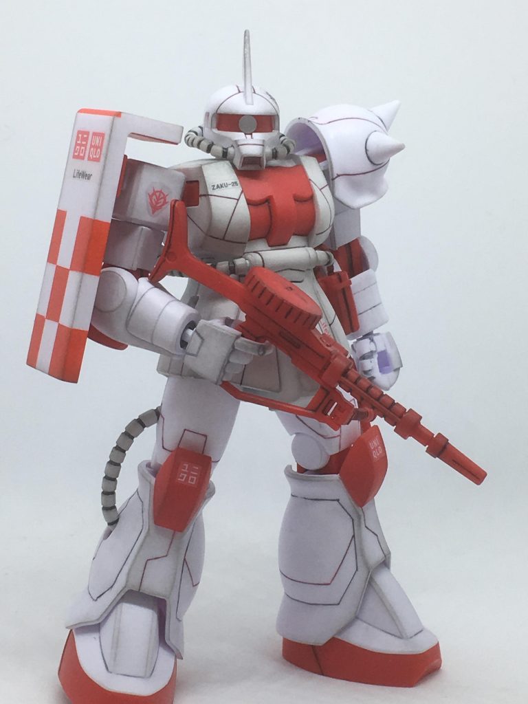 ザクⅡ UNIQLOカラー–4枚目/制作者：カサピー