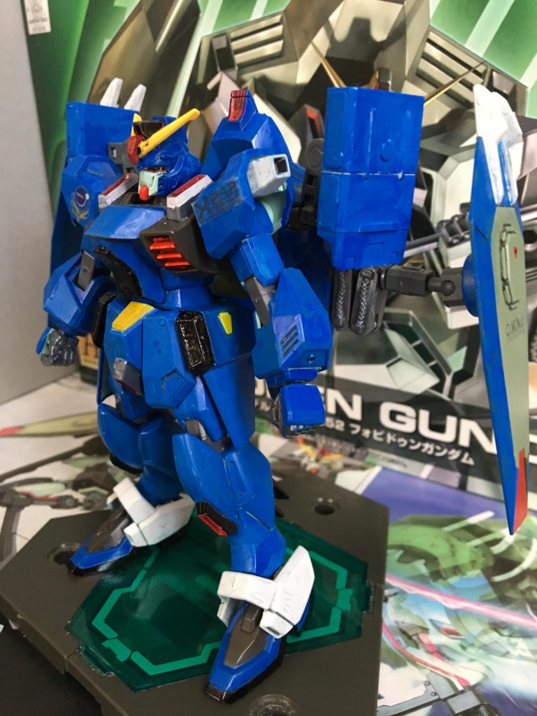 フォビドゥンガンダムをフォビドゥンブルー、フォビドゥンヴォーテクス、ディープフォビドゥン同様に自分独自の水中仕様にカスタマイズしました。