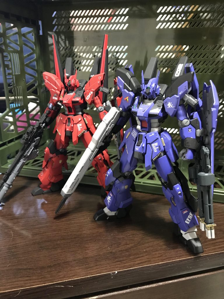 1号機のクワトロ機と👍