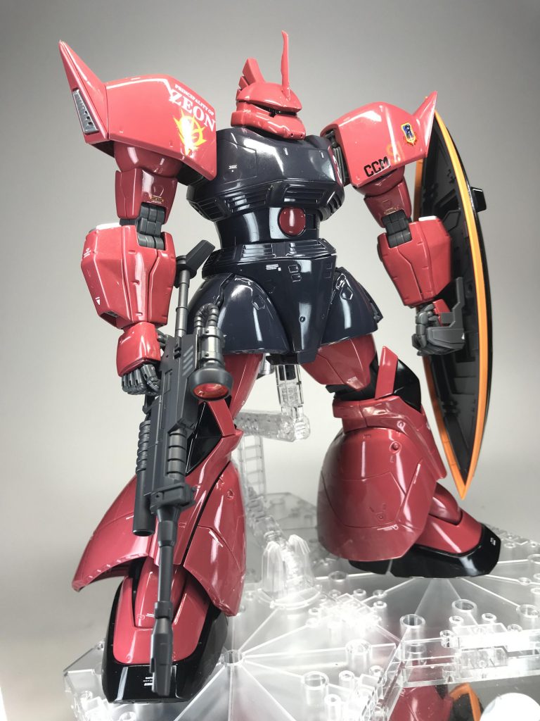 MG ゲルググ 【オリジナルカラーリング 鏡面グロス仕上げ キマイラ隊仕様】–2枚目/制作者：モルガナ
