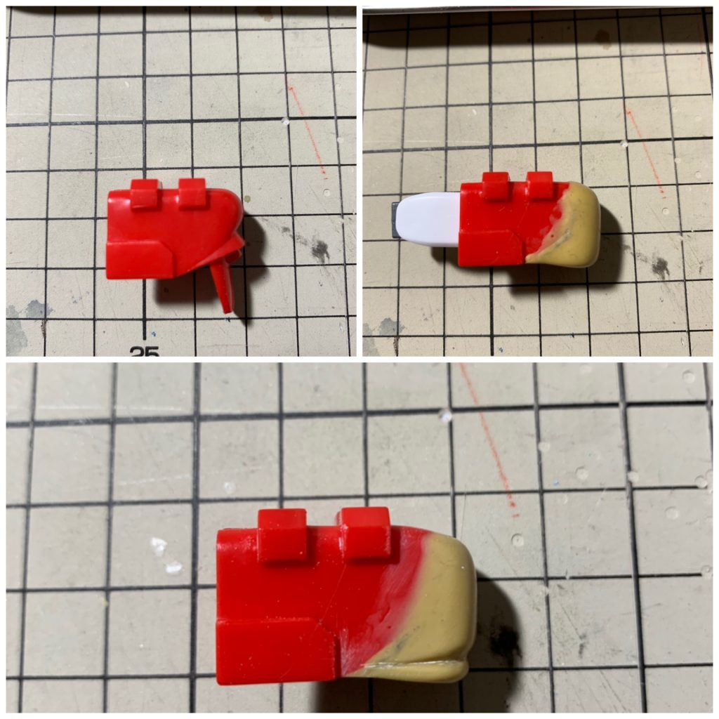 マックスター④
肩アーマーはグローブ装着状態に形状変更。