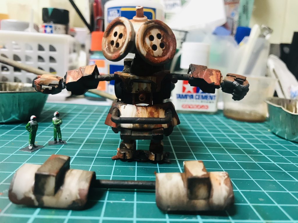 完成！

肩のパーツは、脱着可能！