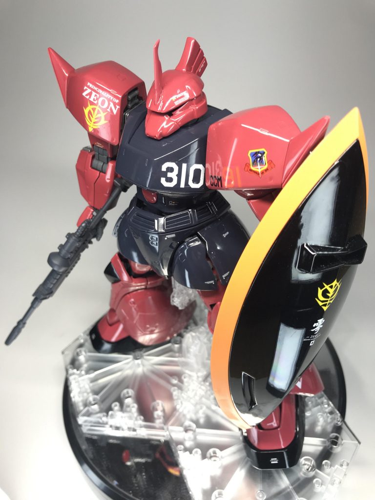 MG ゲルググ 【オリジナルカラーリング 鏡面グロス仕上げ キマイラ隊仕様】–3枚目/制作者：モルガナ