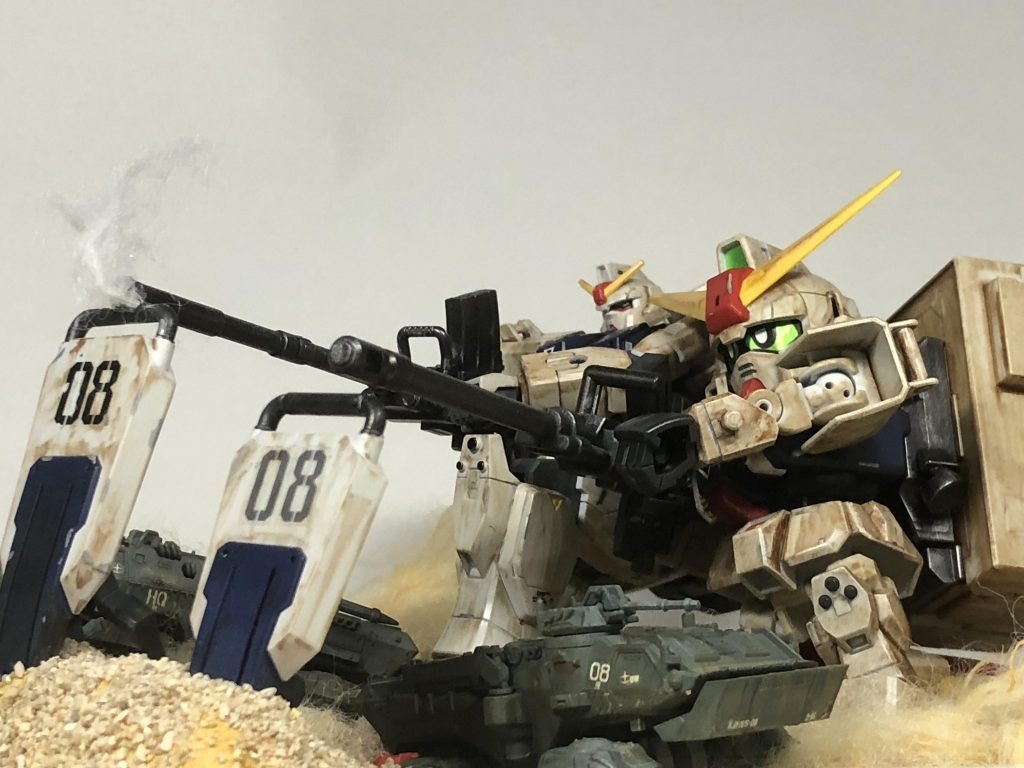 陸戦型ガンダム W輝き撃ち–4枚目/制作者：もひろ@かけだしモデラー