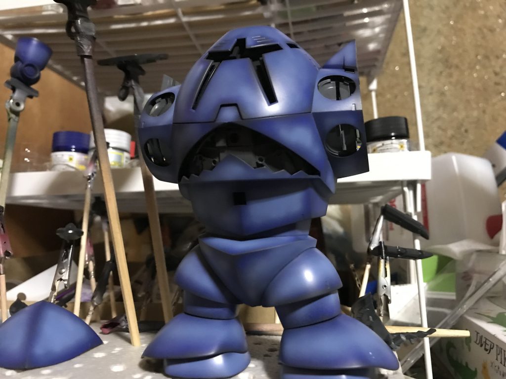 グラデーション塗装。