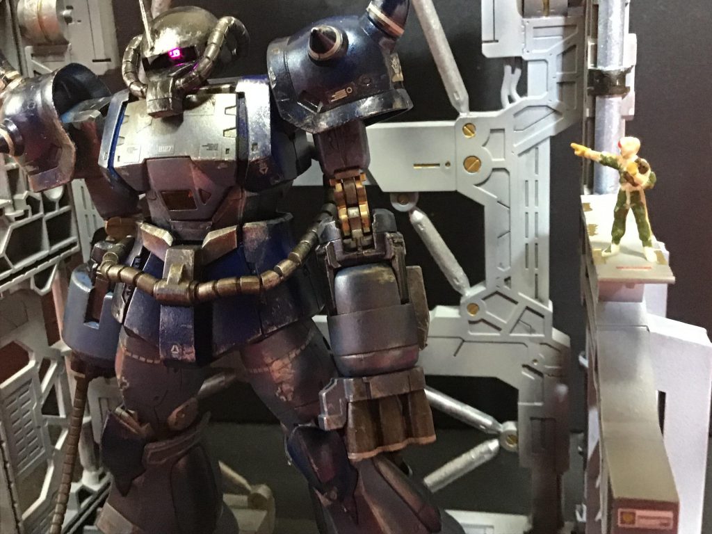 汚しは１回やり過ぎまして・・・　修正して抑え目にしました　汚しやってるとキリないんですよね～