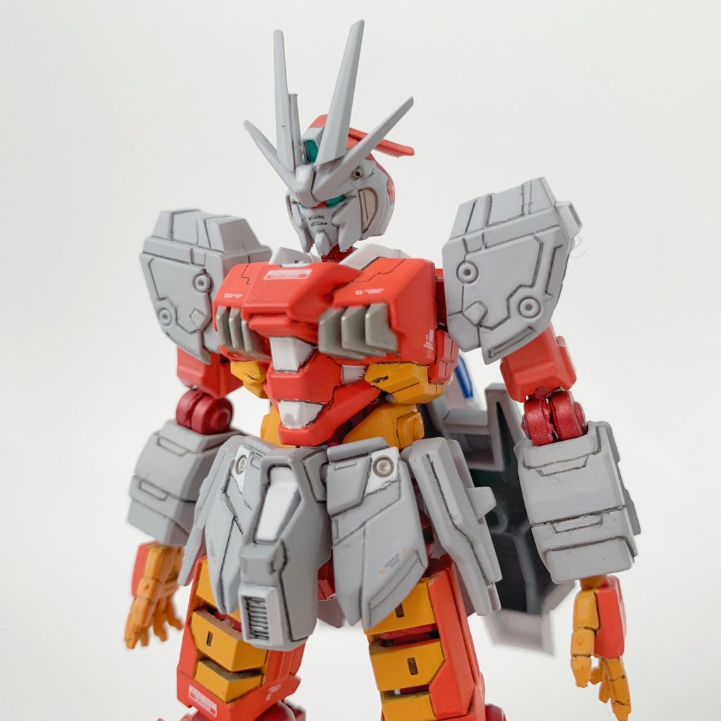 食玩 Gフレーム ナラティブガンダム B装備（G-アルケイン風改修・[MSAM-RX9] G-ナラティブ化）–3枚目/制作者：@HRD_plus_A3