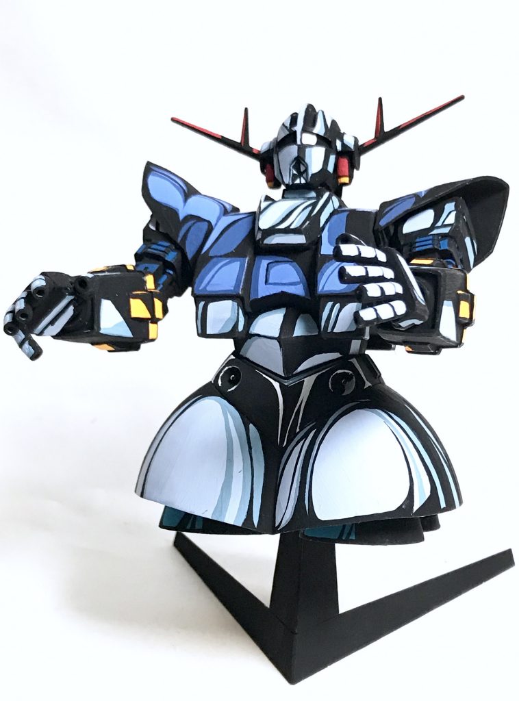 1/144 ジオング イラスト風模型–2枚目/制作者：@j_gunaka