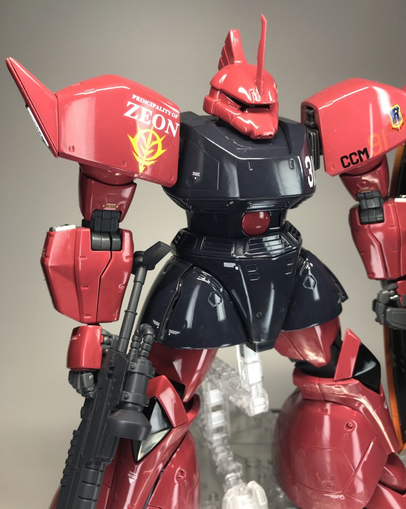 MG ゲルググ 【オリジナルカラーリング 鏡面グロス仕上げ キマイラ隊仕様】–4枚目/制作者：モルガナ