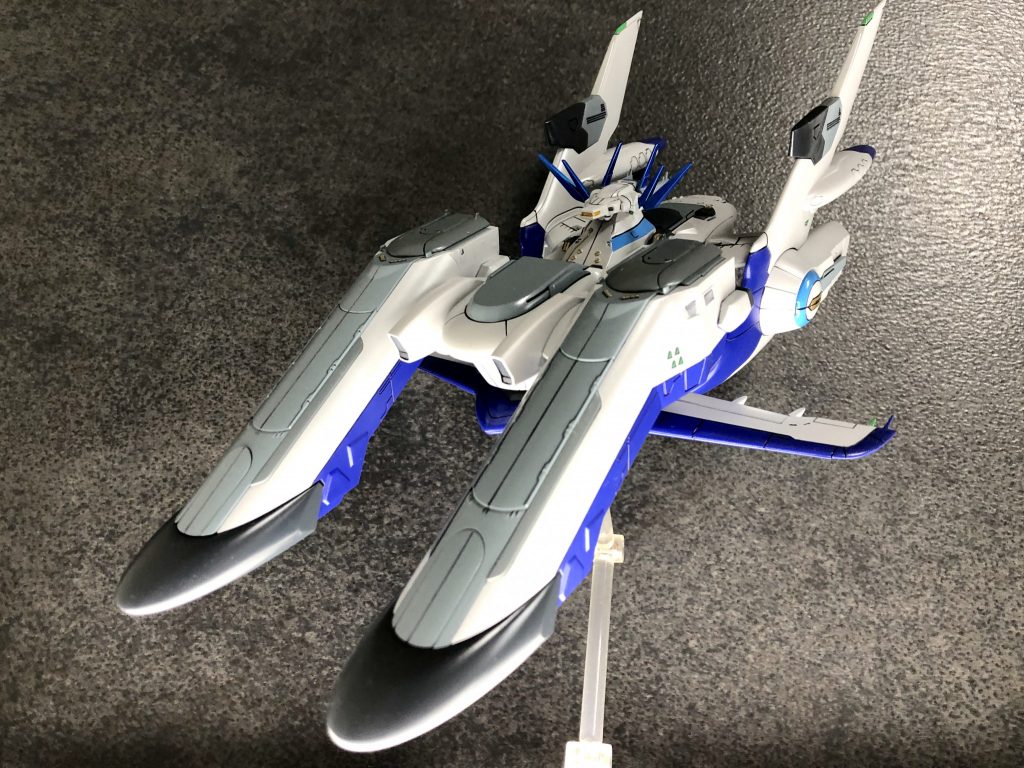 デカール無しだとこんな感じに…
目消しも大きな面積だったので苦戦(-᷅_-᷄๑)