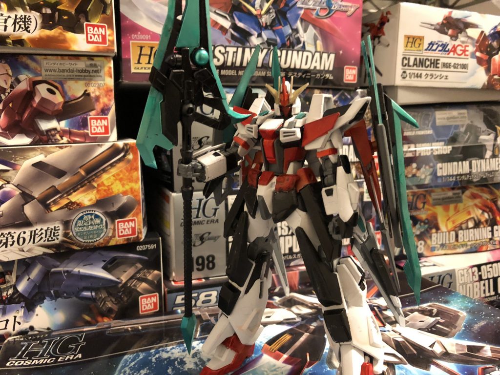 主な使用キットは全部で14種使いました。目立つものだと、ビルドストライク、ASF、スクランブル、ルナゲイザー等です