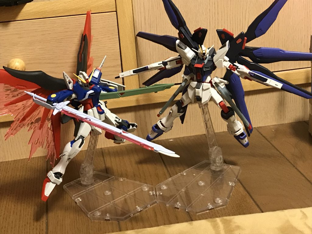 ストフリと並べて。ストフリの時点で進化したなぁって感じてましたがデスティニーはそれより進化しましたねぇ…