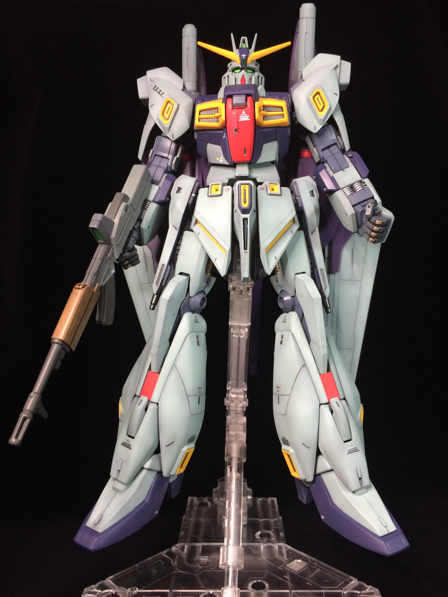 1/100 MG RGZ-91B Re-GZ CUSTOM リ・ガズィカスタム 塗装済み完成品 