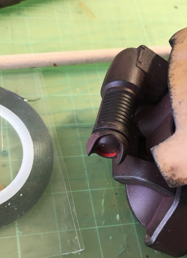 100均のネイルテープを着色してラインに