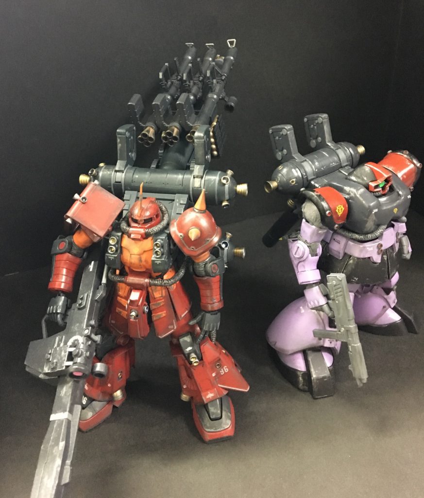 サンダーボルト版ドムと一緒に😄