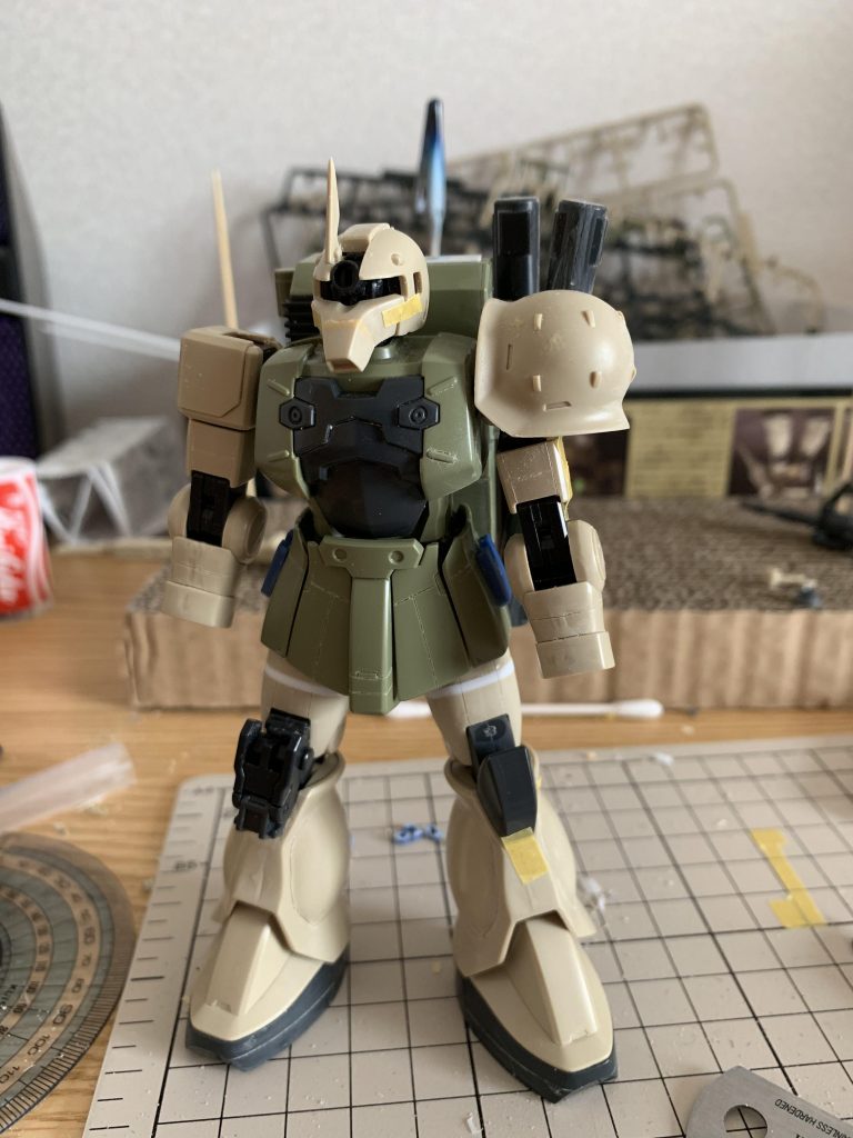 太ももを1.5mm延長。