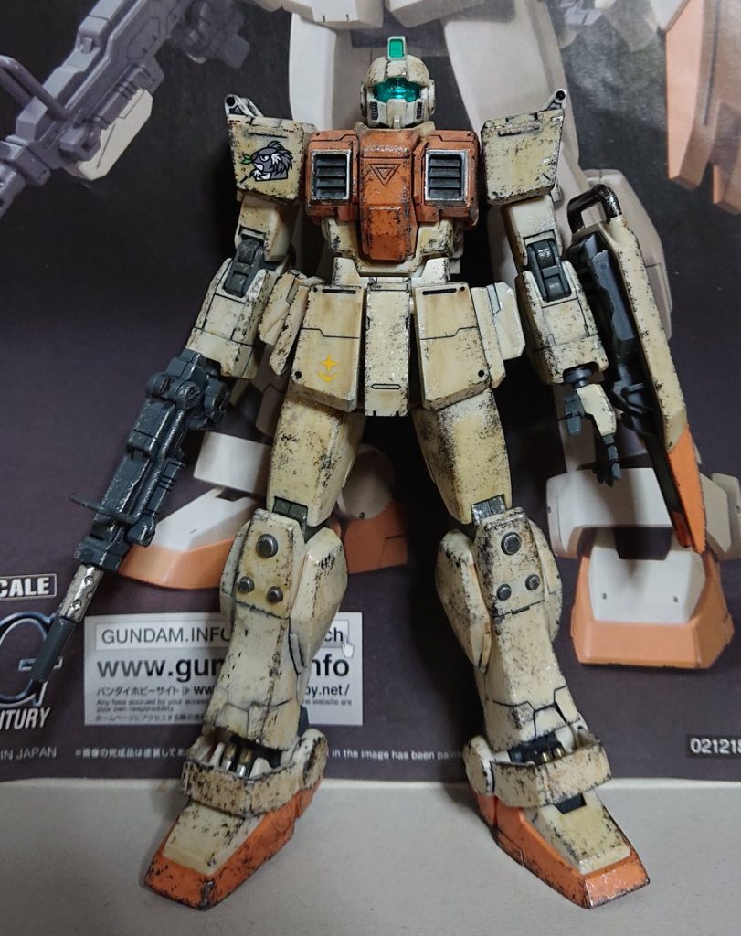 ⑤ハゲチョロ
湯上りに水性ホビーカラーの焼鉄色をスポンジでポンポン、上からウェザリングマーカーで少し叩き塗りして
水性ホビーカラーのシルバーをスポンジでチョンチョン。
完成です！
*風呂に入る前にやれば良かった…。