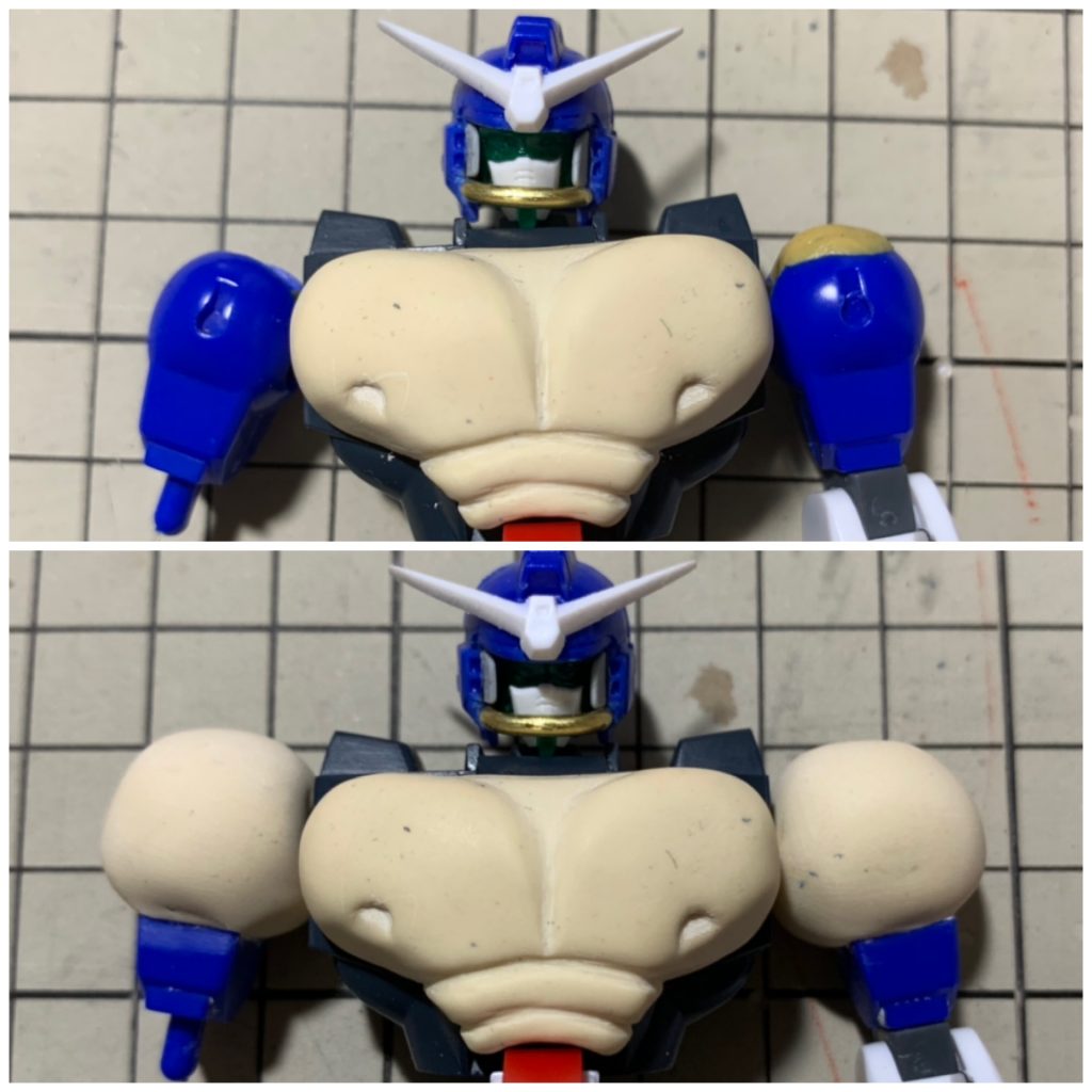 マックスター②
ボディに合わせて肩を大きくしました。