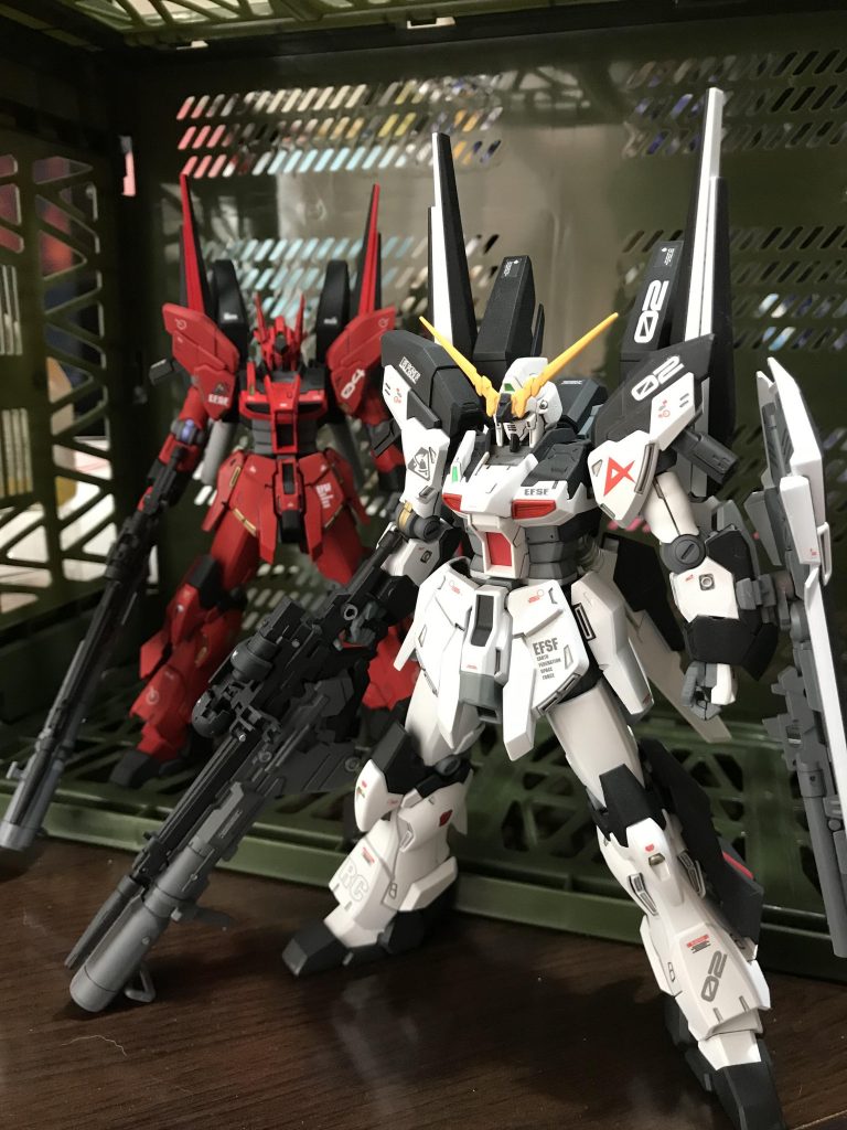 シナンジュ.ウィザード、クワトロ機と一緒に👍