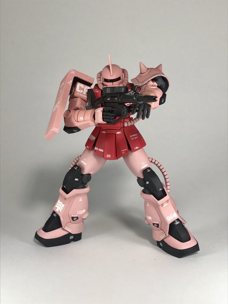 ザクマシンガン
友人から譲り受けたジャンクのRG量産型から流用してます。