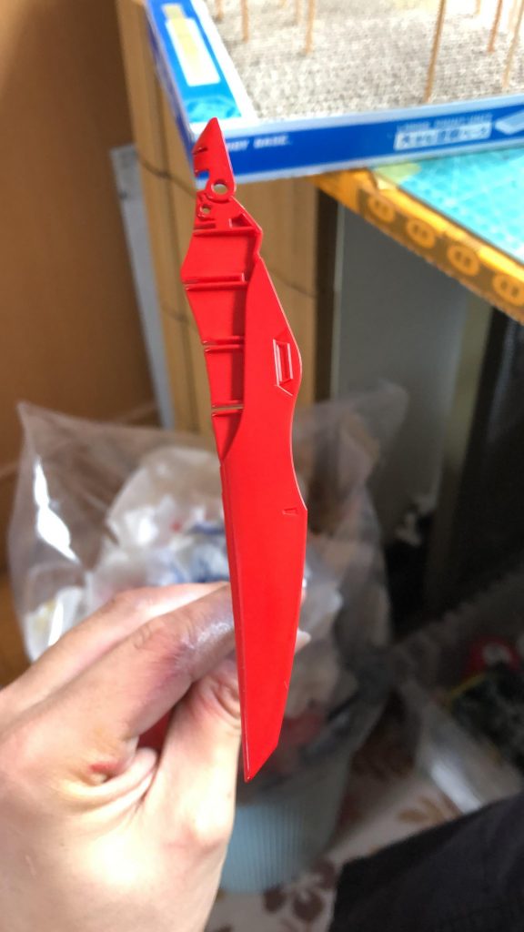 コーラルオレンジからのスクーデリアロッソ'17吹き付け  発色が綺麗…