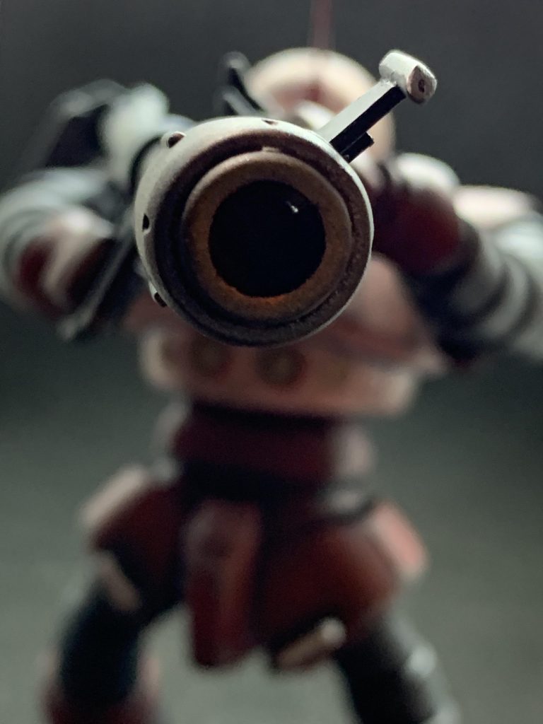 バズーカの先っちょはズゴックEやハイゴッグの背中のアレで作りました。