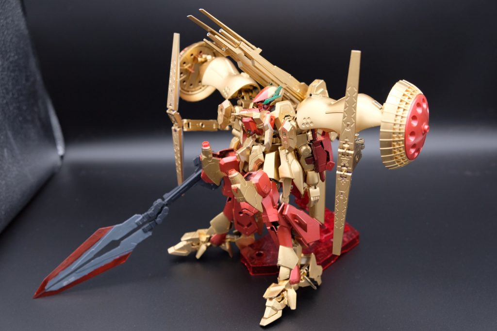 イージス展開、結構アームの自由度が高いため表情付けは色々できます。