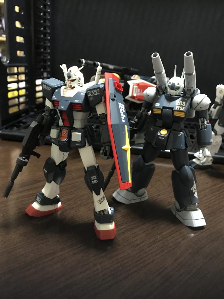 ジオン残存兵力追撃部隊でした。