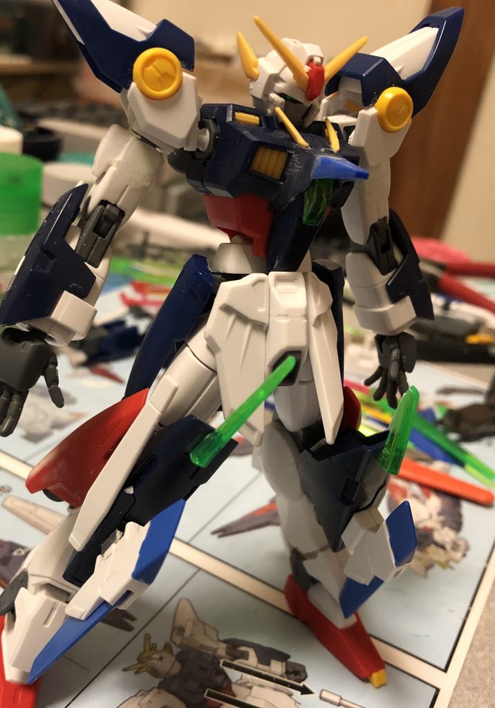 脚部を大増量、これで大まかな部分の改修おしまい