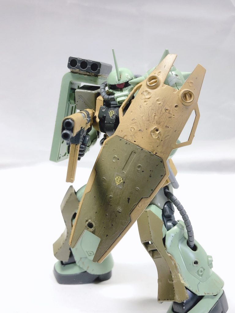 ライフルは色があった方がカッコ良かったので色分けしました