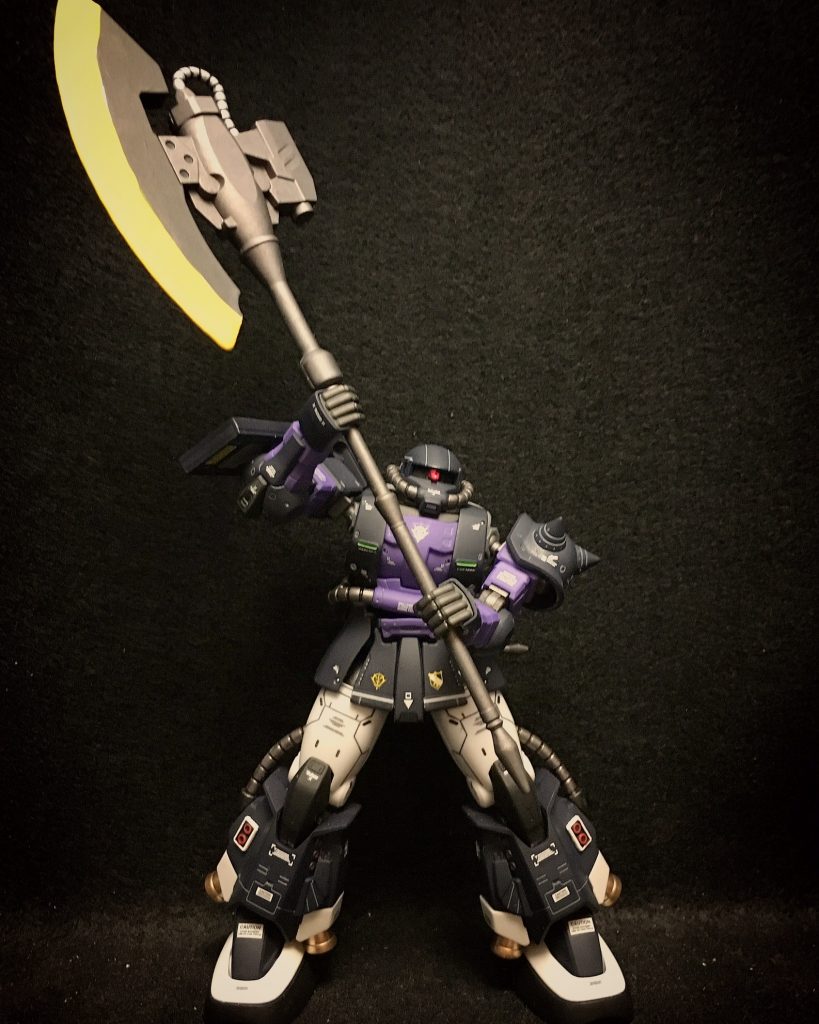 HG 1/144 高機動型ザクII 黒い三連星機–4枚目/制作者：aki_modeling_ig