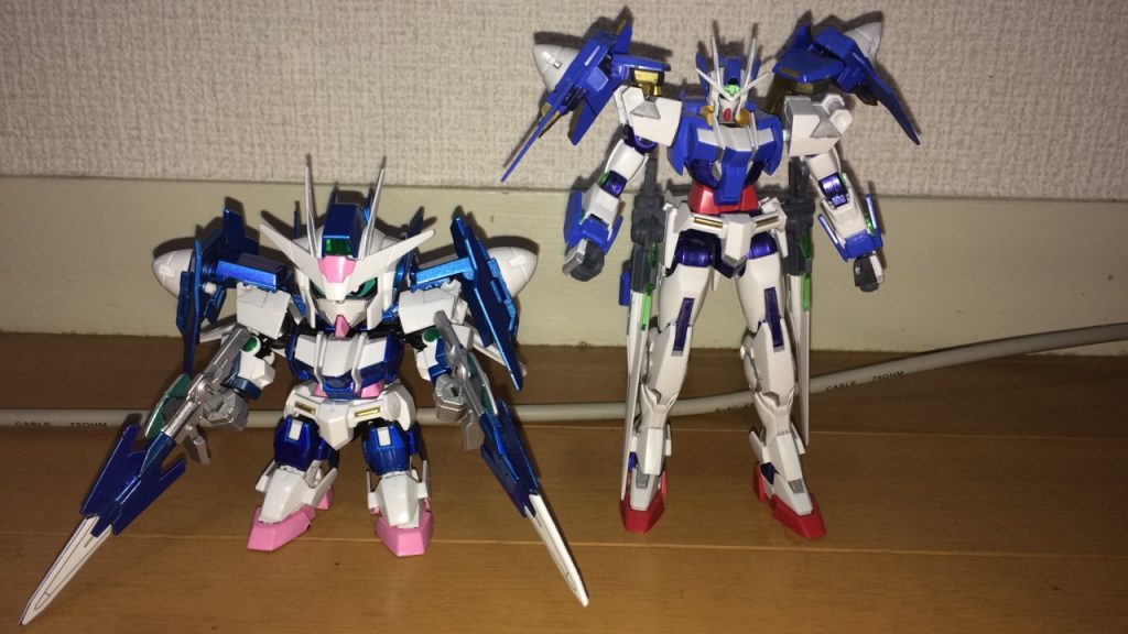元の色はこんな感じでした。
マーカーでちょこっとだけ塗って作っていたようですね(笑)