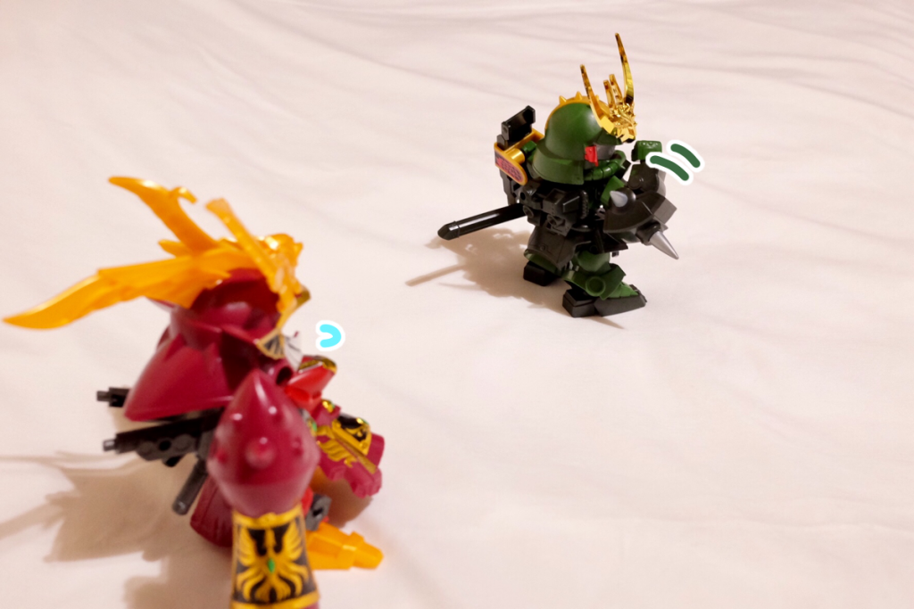 殺駆:騎士たちのところに戻る。お前も来るか?
漣飛威:…いえ
殺駆:そうか、なんだかんだ楽しいんだがな