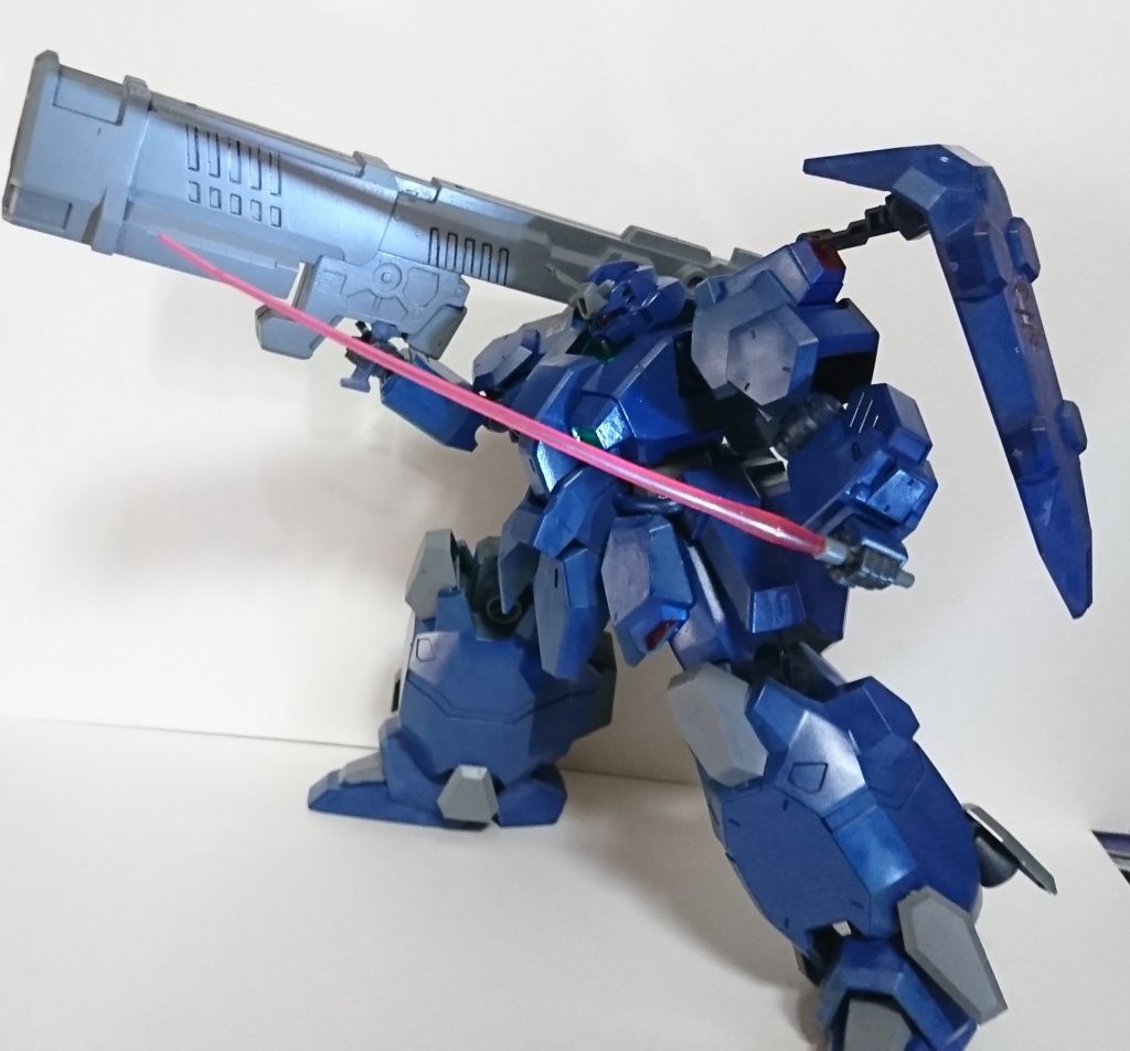 見えにくいけど首元と胸部を黄緑で塗装（ヴァースキ用マークⅡ参考）