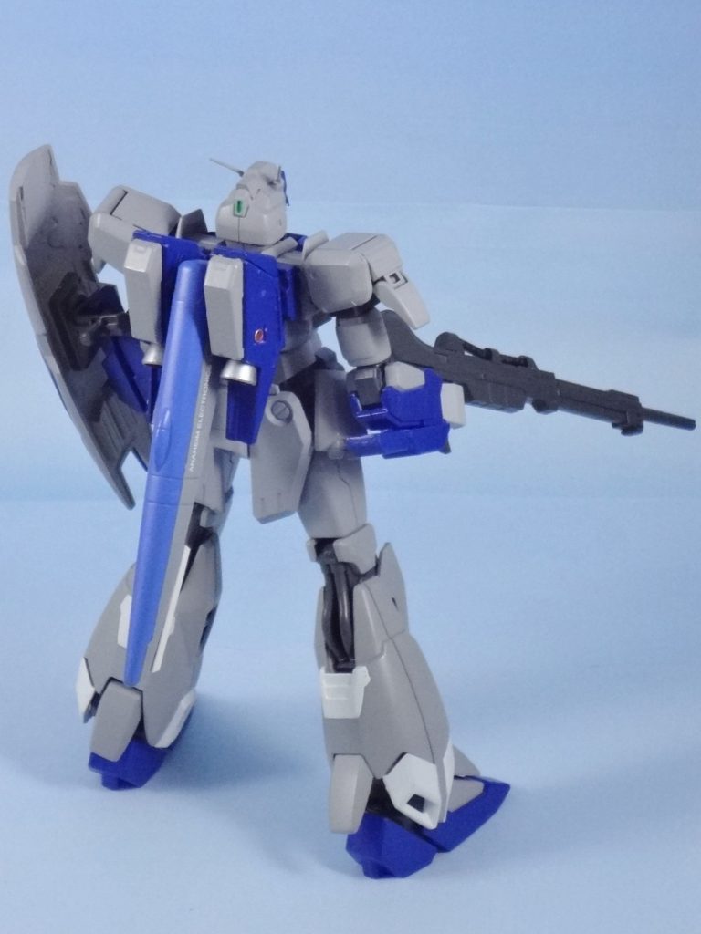 MS形態(背面)
ウイングバイダーを廃止しリ・ガズィのバックパックを取付。