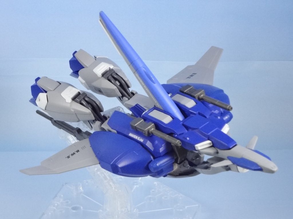 MA形態(前)
リ・ガズィのバックパックを取付けてあるのでBWS合体可能。