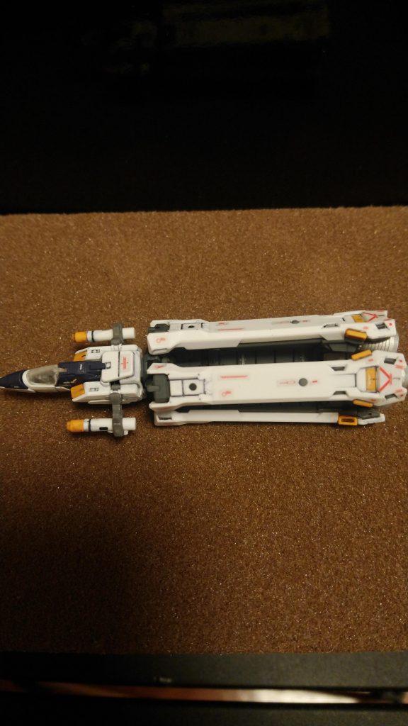 コアブロックのデカールシールとツヤ消し後